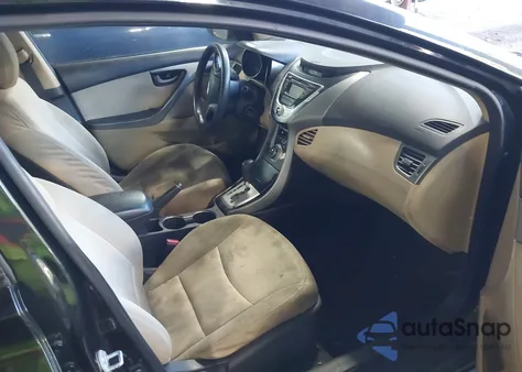 2012 Hyundai Elantra Gls z USA, uszkodzony, nr VIN 5NPDH4AE0CH090902